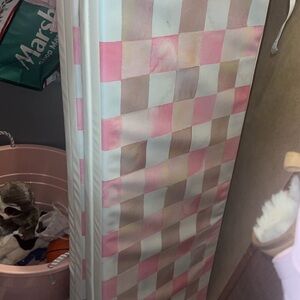 Pink and Cream Checkered Kids Mattress